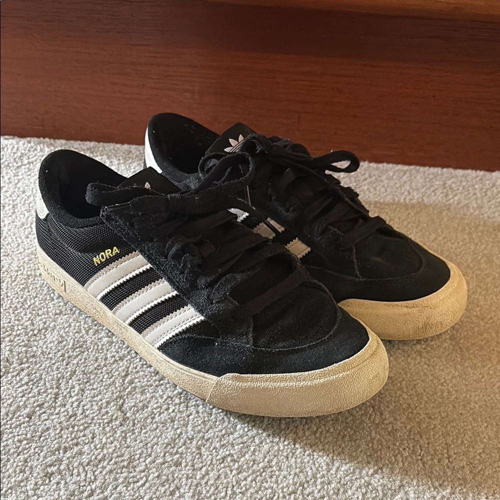 Adidas Black and White Sneakers